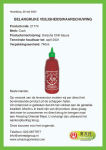 Advertentie terugroepactie Cock Sriracha Chili Sauce (Amazing Oriental)