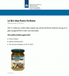 Advertentie terugroepactie La Bio Idea Pesto Siciliano