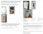 Advertentie terugroepactie Sencys airconditioner (Praxis)