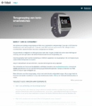 Melding terugroepactie Fitbit Ionic Smartwatches