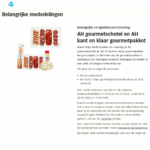 Melding terugroepactie Albert Heijn AH Gourmetschotel en AH Kant en klaar gourmetpakket
