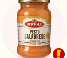 Allergenenwaarschuwing Bertolli Pesto Calabrese