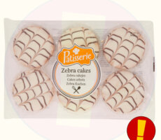 Terugroepactie Action Patisserie Zebra Cakes