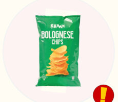 Allergenenwaarschuwing ALDI Kraax Bolognese Chips