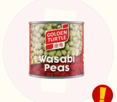 Allergenenwaarschuwing Golden Turtle Wasabi Peas