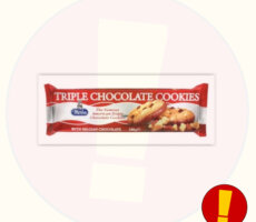 Terugroepactie Merba Triple Chocolate Cookies (DekaMarkt)